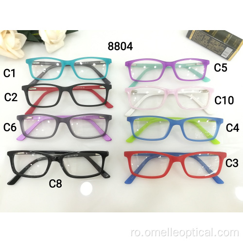 Două ochelari optici de culoare clasică pentru copii